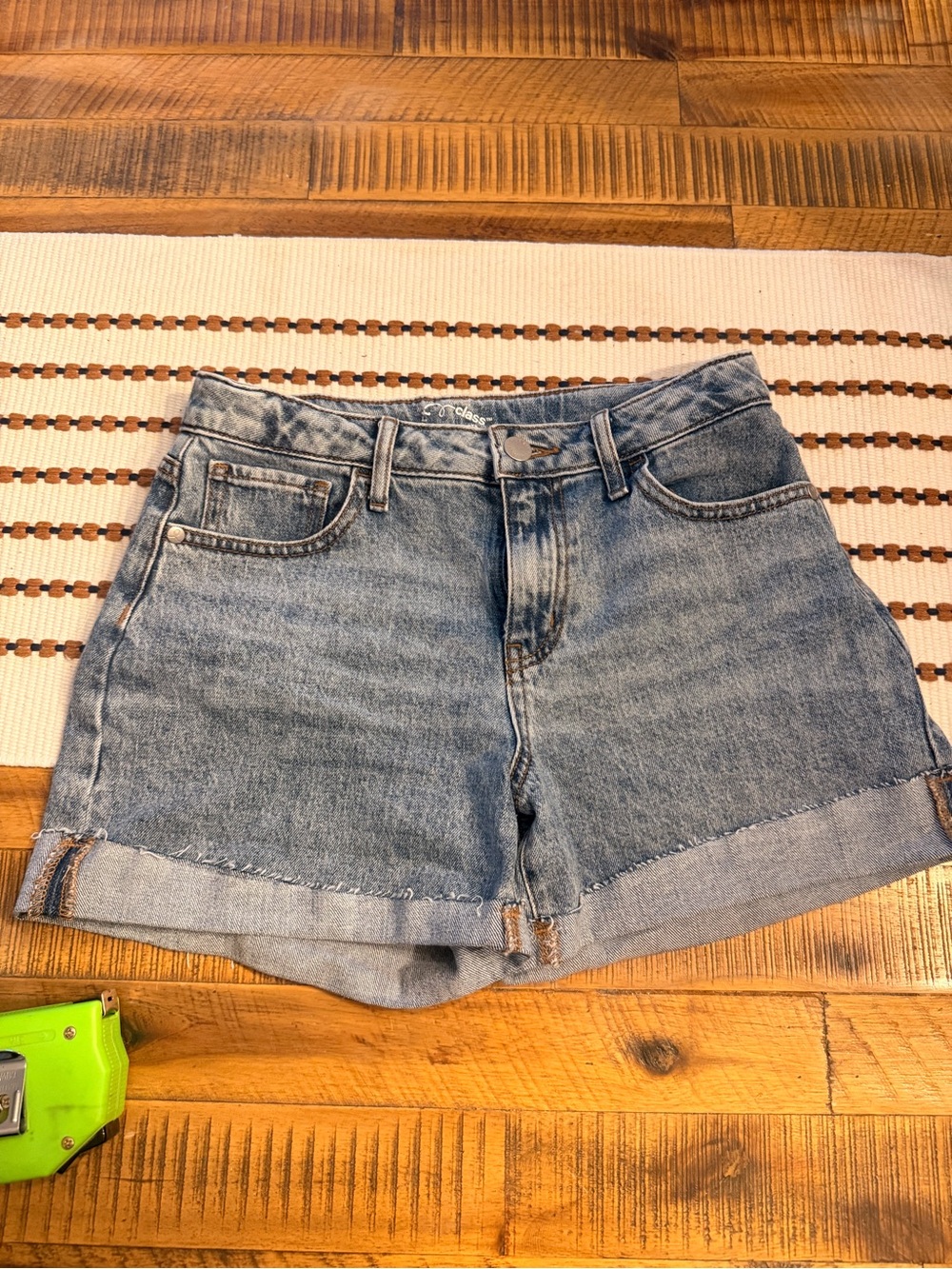 Art Class girls relaxed cuffed Shorts- adjustable waist